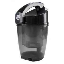 Dust container 2881007 - black for Dirt Devil Centrino Cleancontrol