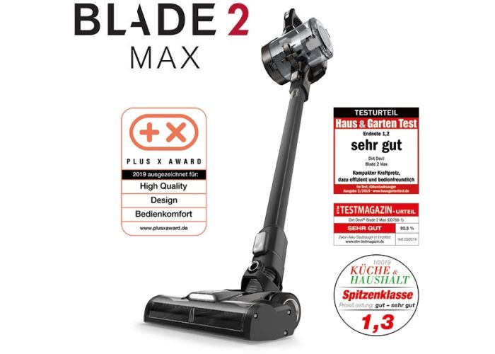 Dirt Devil Samurai 18 V Akku-Handstaubsauger 2in1 Akku-Stielstaubsauger LED TOP 