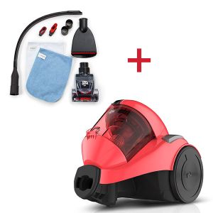 POPSTER Coral Bagless Vacuum Cleaner and Car Cleaning Set DD2324KIT