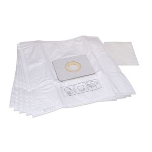 Dust bag kit (5x dust bag, 1x motor protection filter) for DD7070, DD7014, DD7114, DD7274, DD7275, DD7374, DD7375, DD7700, DD7710, DD7770, Quigg 5390, Allegra - M7000, Swiffy - M7015, Mustang - M7017, Cargo - M7066, EQU - M7100, EQU 2 - M7101, M7102